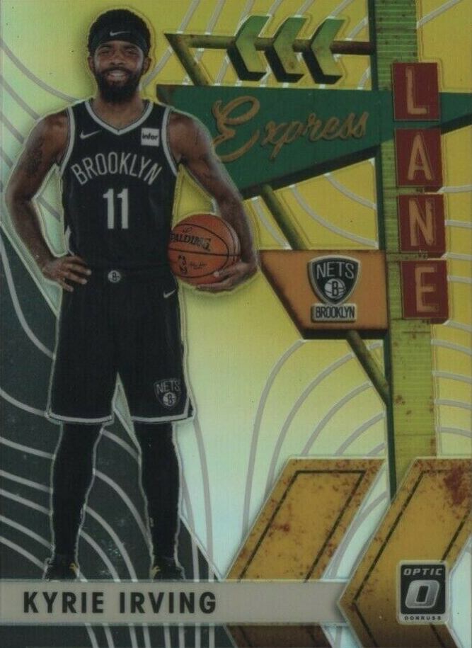 2019 Panini Donruss Optic Express Lane Kyrie Irving #25 Basketball Card