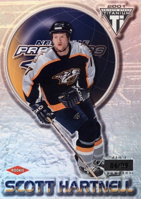 2000 Pacific Private Stock Titanium Scott Hartnell #132 Hockey Card