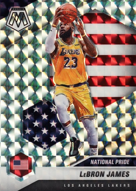 2020  Panini Mosaic LeBron James #247 Basketball Card