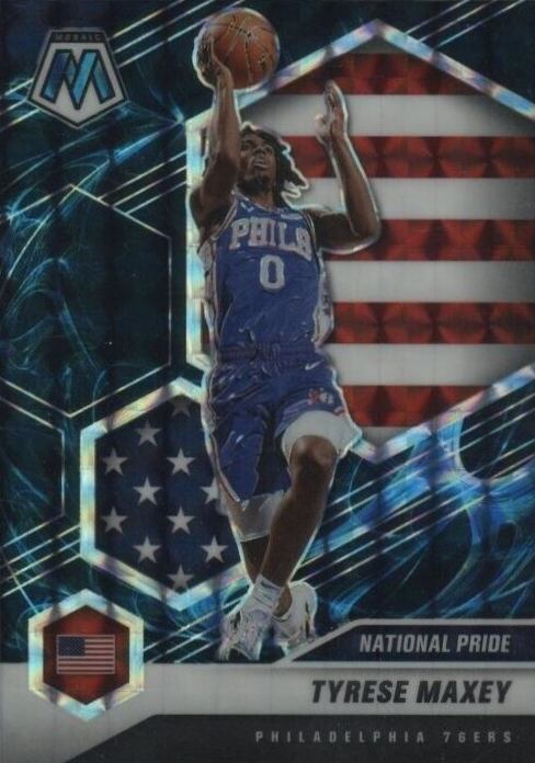 2020  Panini Mosaic Tyrese Maxey #259 Basketball Card