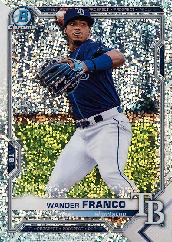 2021 Bowman Chrome Prospects Wander Franco #BCP240 Baseball Card