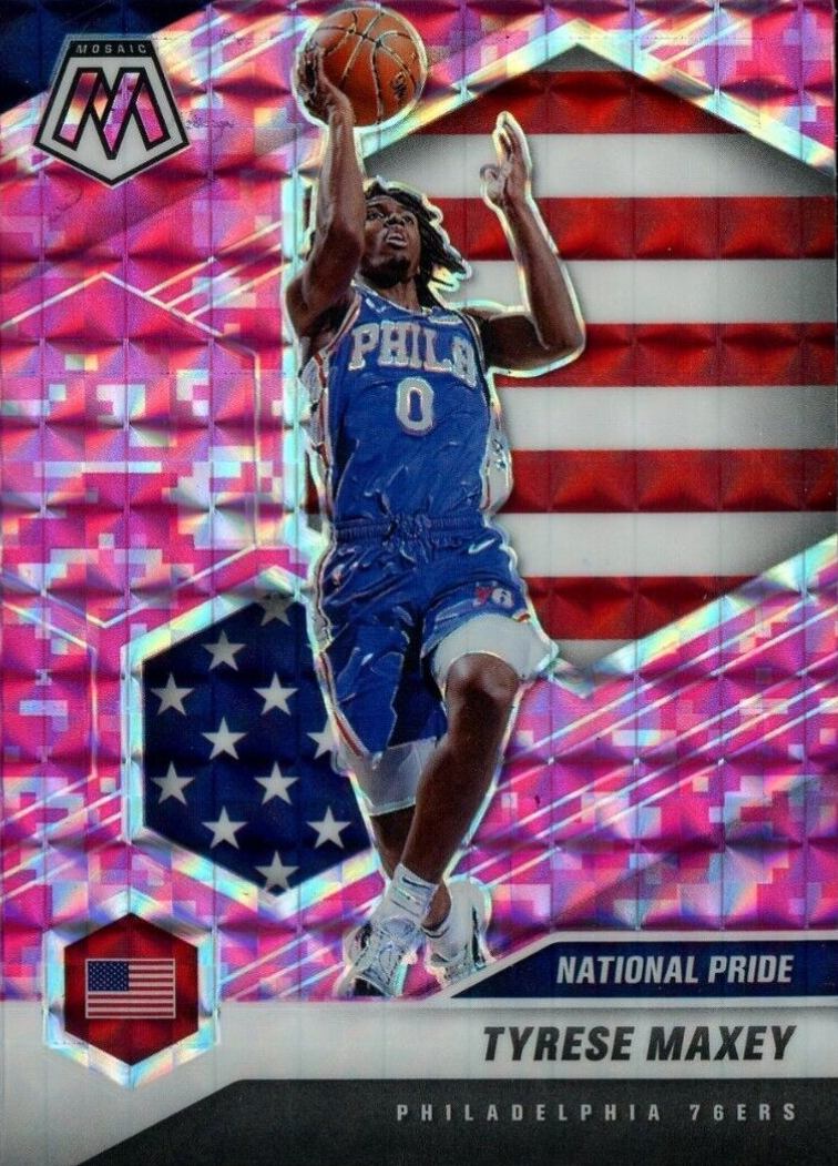 2020  Panini Mosaic Tyrese Maxey #259 Basketball Card