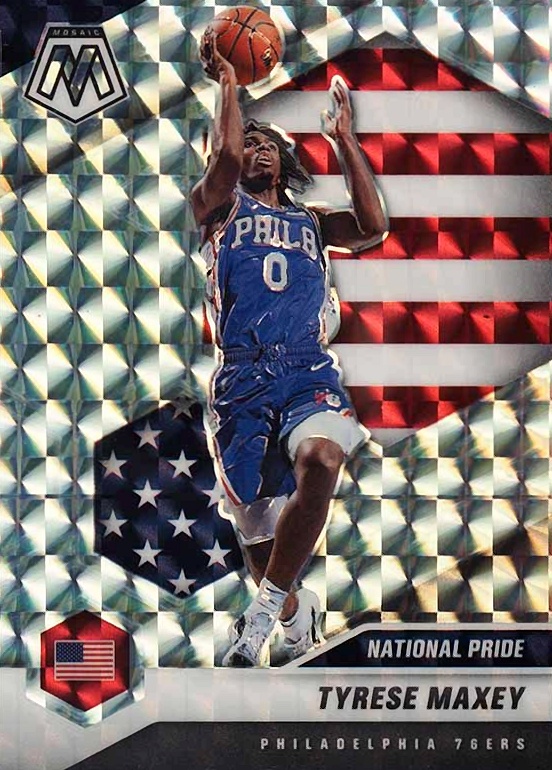 2020  Panini Mosaic Tyrese Maxey #259 Basketball Card