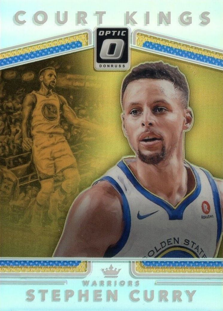 2017 Panini Donruss Optic Court Kings Stephen Curry #35 Basketball Card