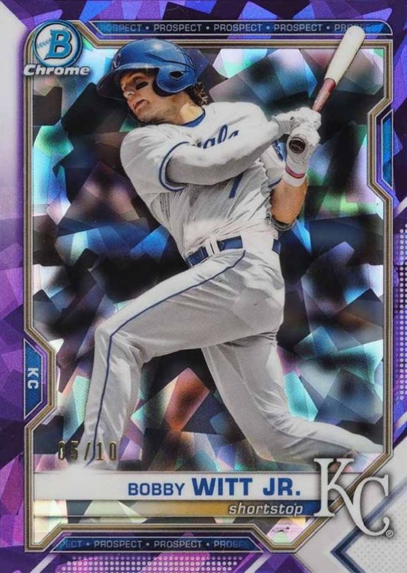 2021 Bowman Draft Chrome Sapphire Edition Bobby Witt Jr. #BDC47 Baseball Card