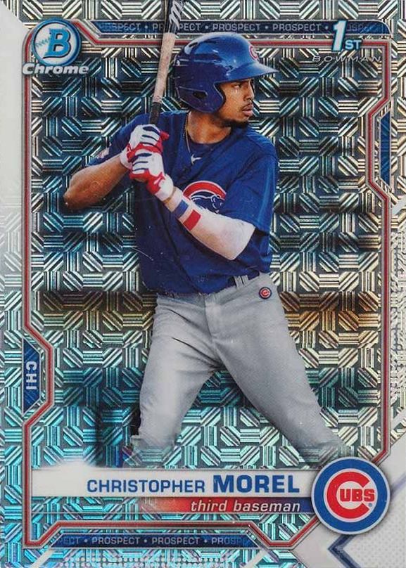 2021 Bowman Mega Box Chrome Christopher Morel #BCP131 Baseball Card