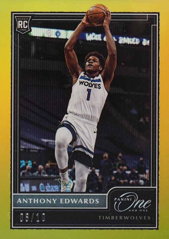 2020 Panini One and One Anthony Edwards #138 Basketball Card