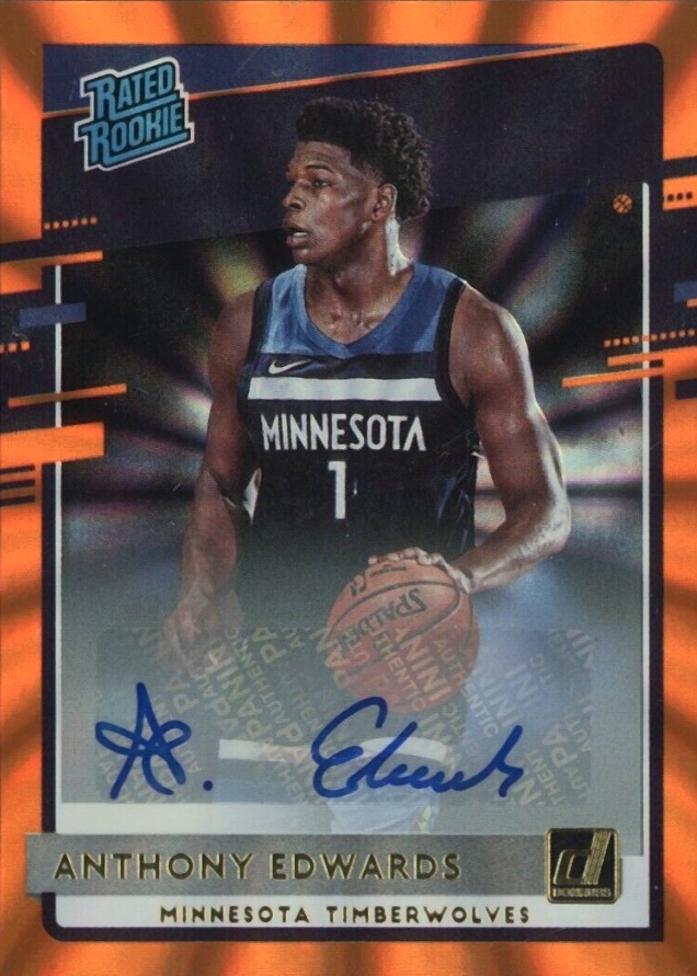 2020 Panini Donruss Anthony Edwards #201 Basketball Card