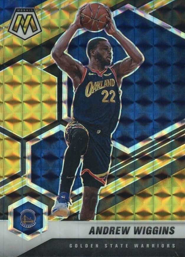 2020  Panini Mosaic Andrew Wiggins #43 Basketball Card