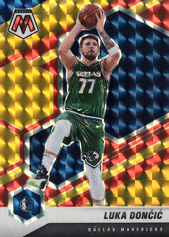 2020  Panini Mosaic Luka Doncic #47 Basketball Card