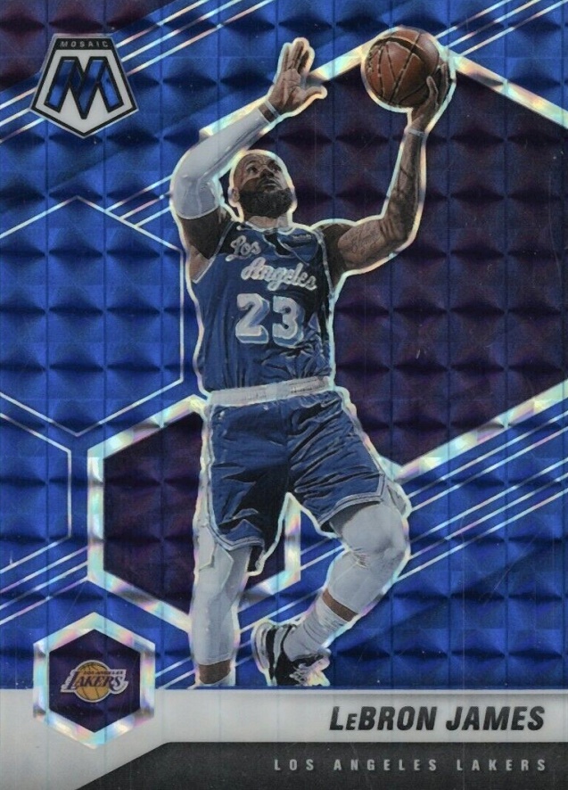 2020  Panini Mosaic LeBron James #81 Basketball Card