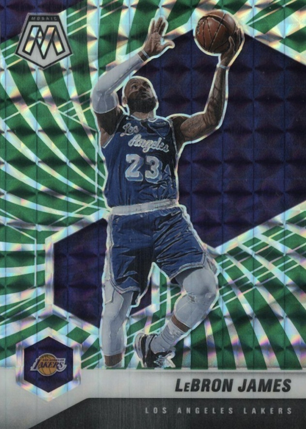 2020  Panini Mosaic LeBron James #81 Basketball Card