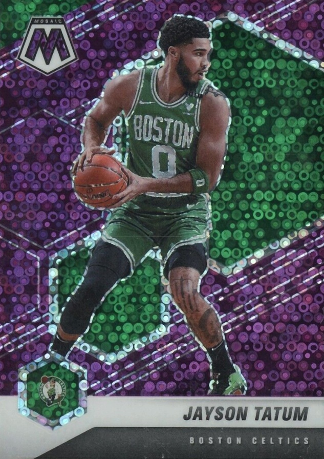 2020  Panini Mosaic Jayson Tatum #107 Basketball Card