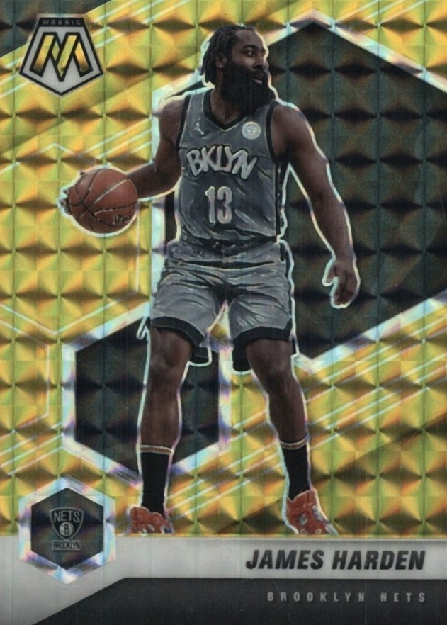 2020  Panini Mosaic James Harden #173 Basketball Card