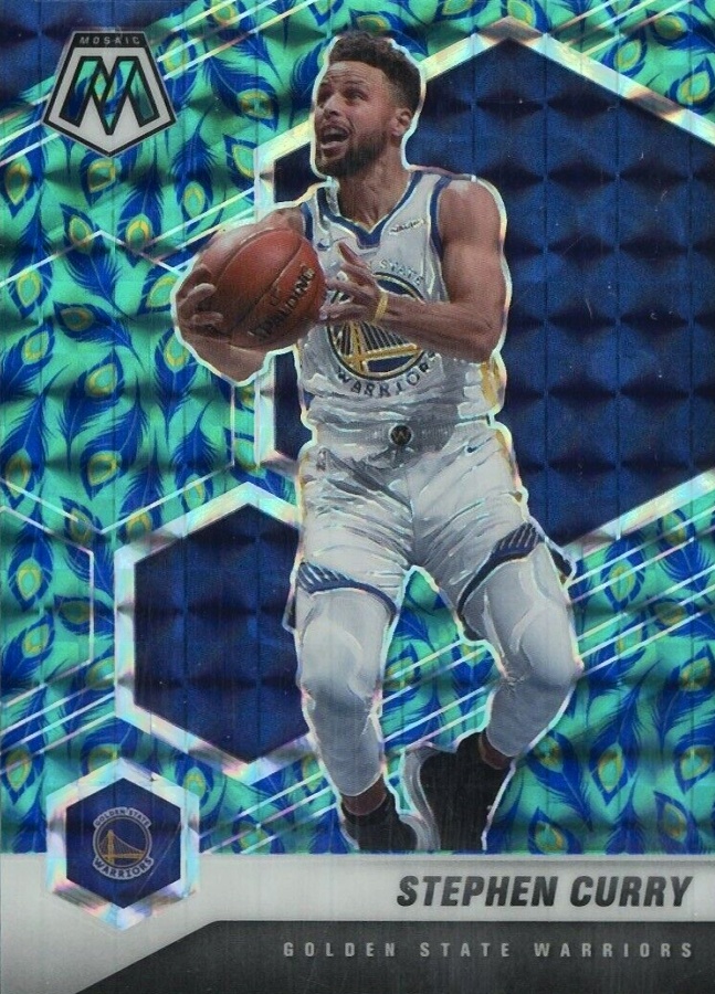 2020  Panini Mosaic Stephen Curry #175 Basketball Card