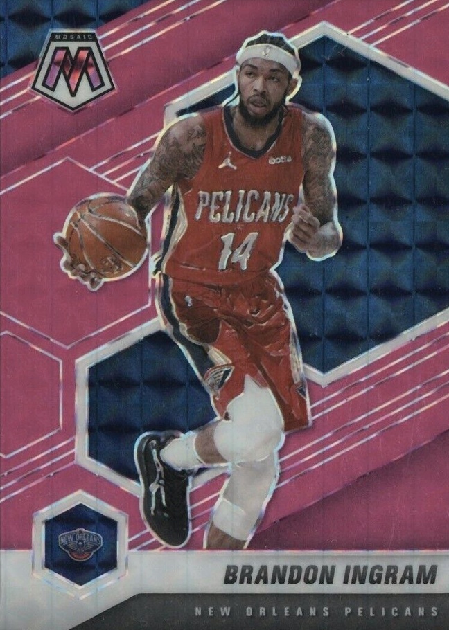 2020  Panini Mosaic Brandon Ingram #184 Basketball Card