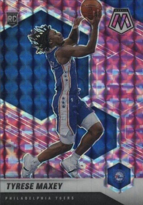 2020  Panini Mosaic Tyrese Maxey #203 Basketball Card