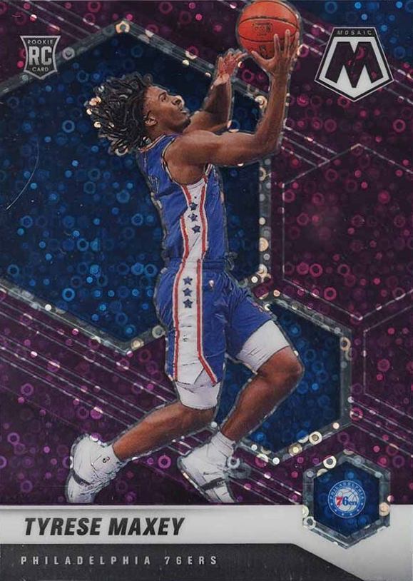 2020  Panini Mosaic Tyrese Maxey #203 Basketball Card