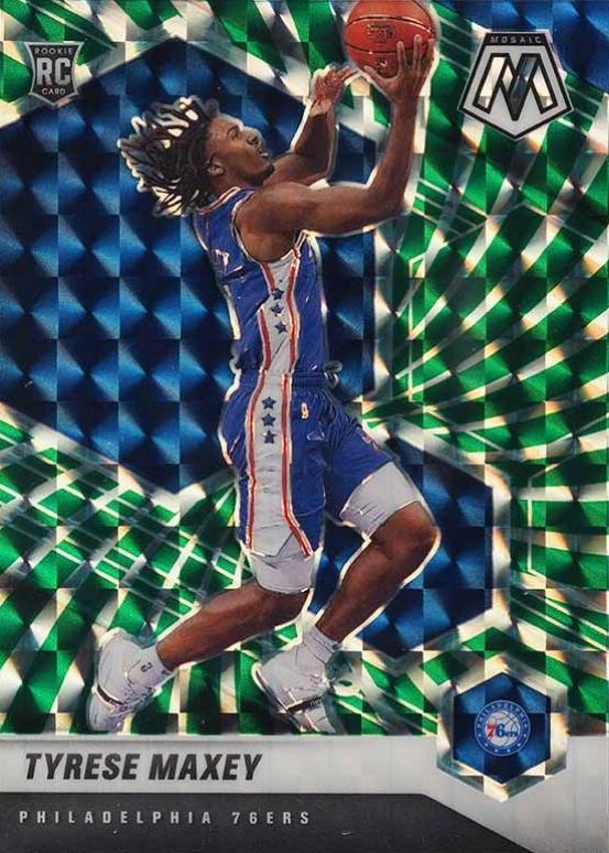 2020  Panini Mosaic Tyrese Maxey #203 Basketball Card