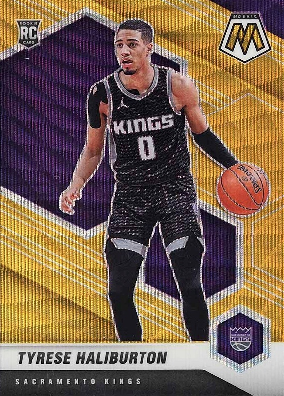 2020  Panini Mosaic Tyrese Haliburton #204 Basketball Card