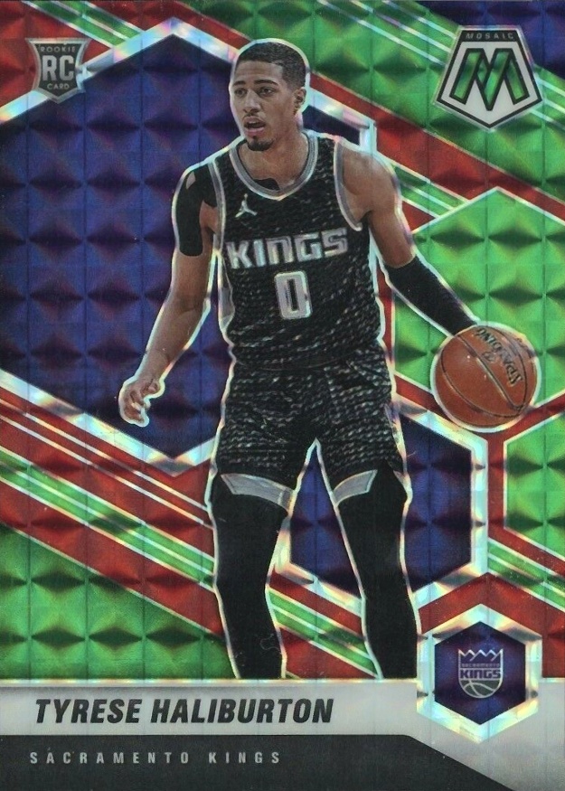 2020  Panini Mosaic Tyrese Haliburton #204 Basketball Card