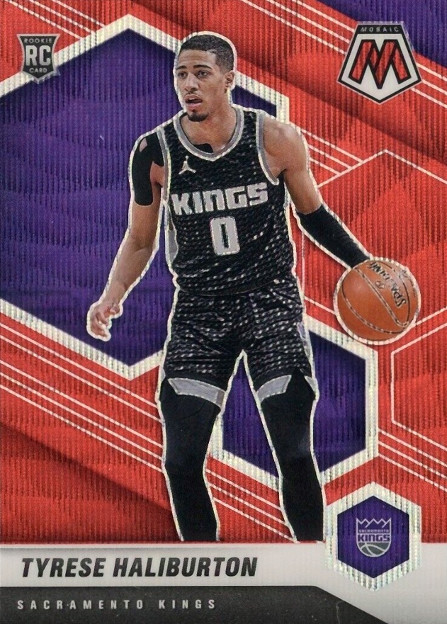 2020  Panini Mosaic Tyrese Haliburton #204 Basketball Card