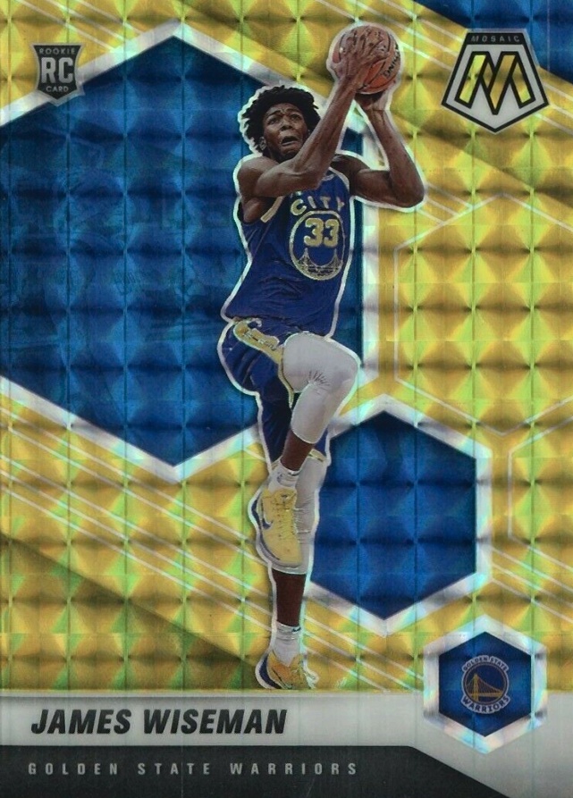 2020  Panini Mosaic James Wiseman #205 Basketball Card