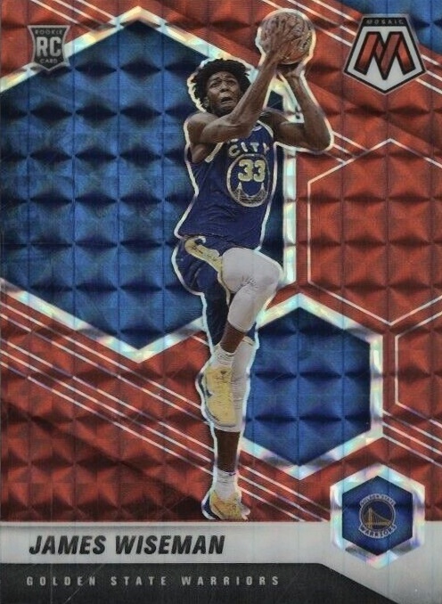 2020  Panini Mosaic James Wiseman #205 Basketball Card