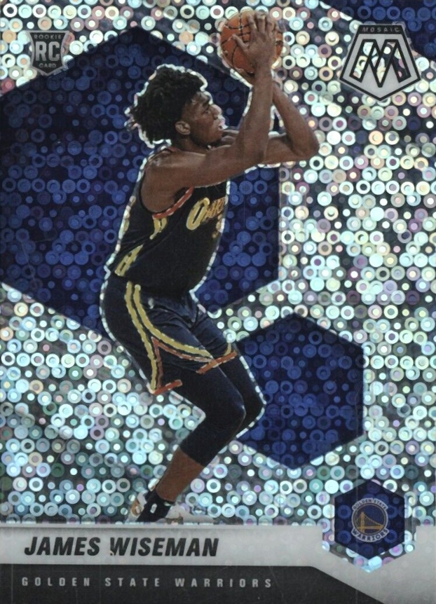 2020  Panini Mosaic James Wiseman #205 Basketball Card