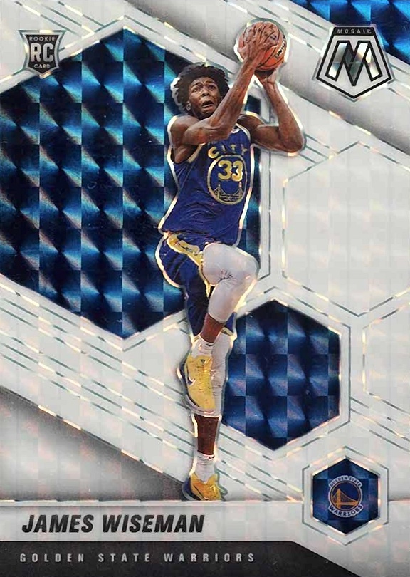 2020  Panini Mosaic James Wiseman #205 Basketball Card