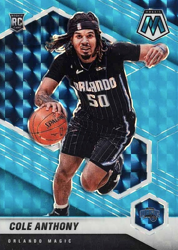 2020  Panini Mosaic Cole Anthony #207 Basketball Card