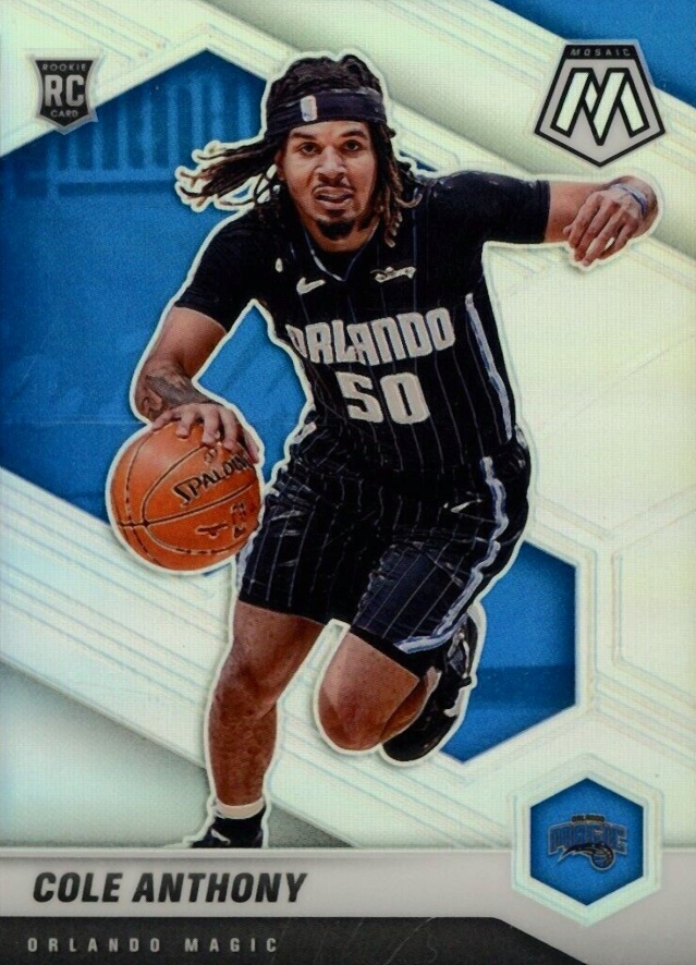 2020  Panini Mosaic Cole Anthony #207 Basketball Card