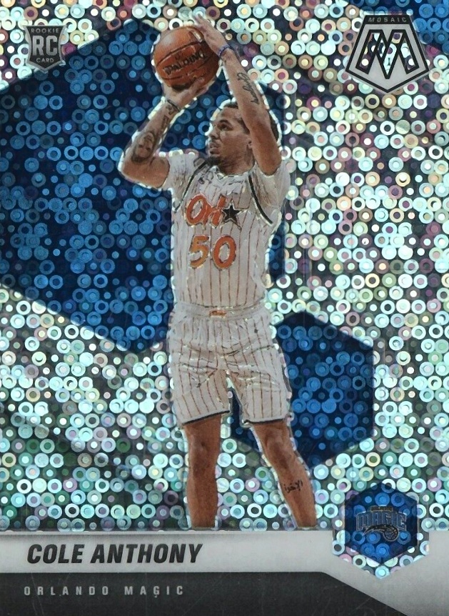 2020  Panini Mosaic Cole Anthony #207 Basketball Card