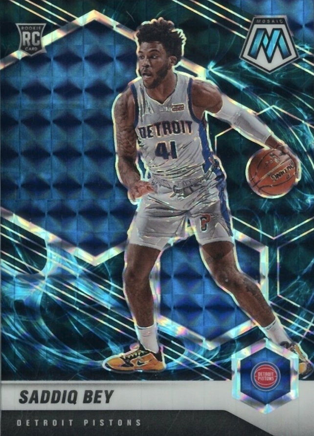 2020  Panini Mosaic Saddiq Bey #209 Basketball Card