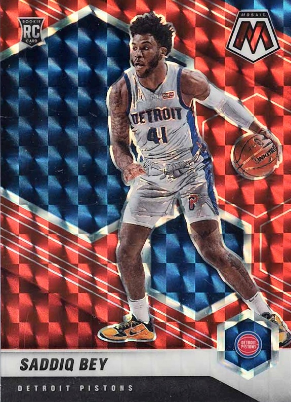 2020  Panini Mosaic Saddiq Bey #209 Basketball Card