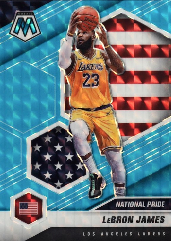 2020  Panini Mosaic LeBron James #247 Basketball Card