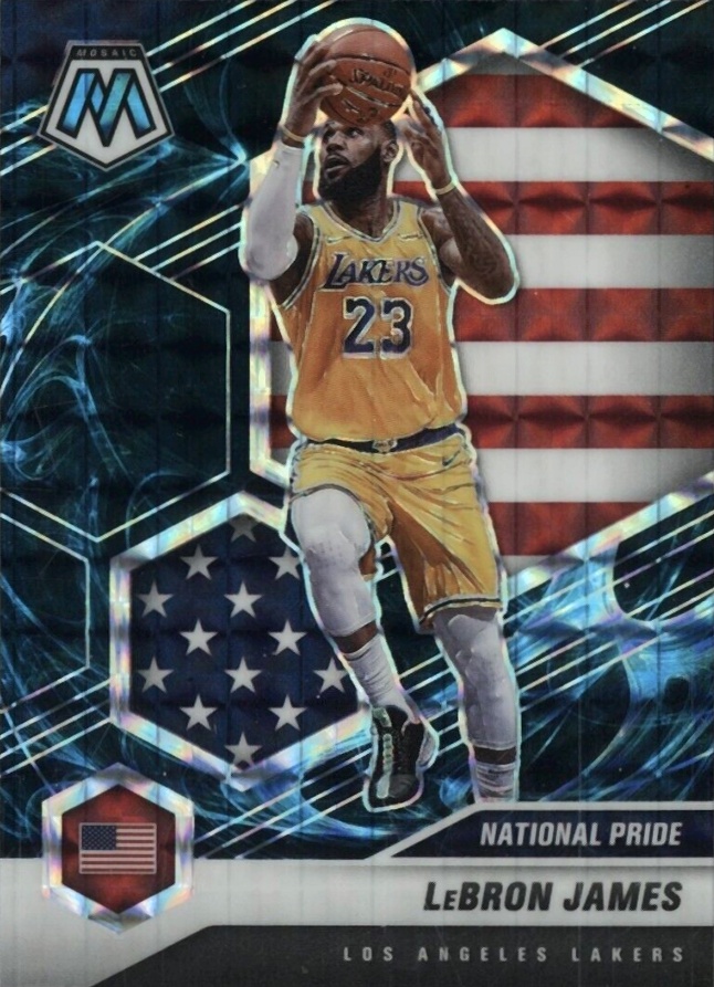 2020  Panini Mosaic LeBron James #247 Basketball Card