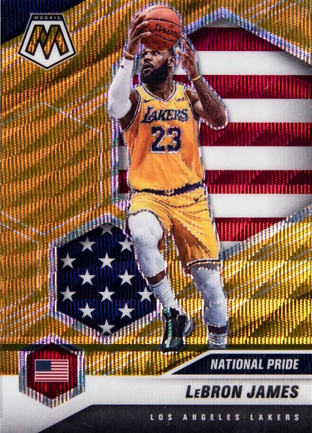 2020  Panini Mosaic LeBron James #247 Basketball Card