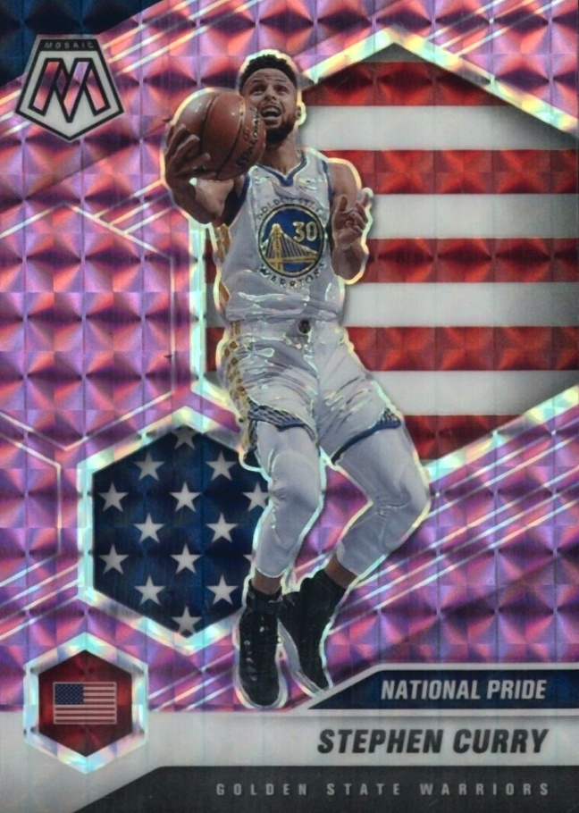 2020  Panini Mosaic Stephen Curry #249 Basketball Card