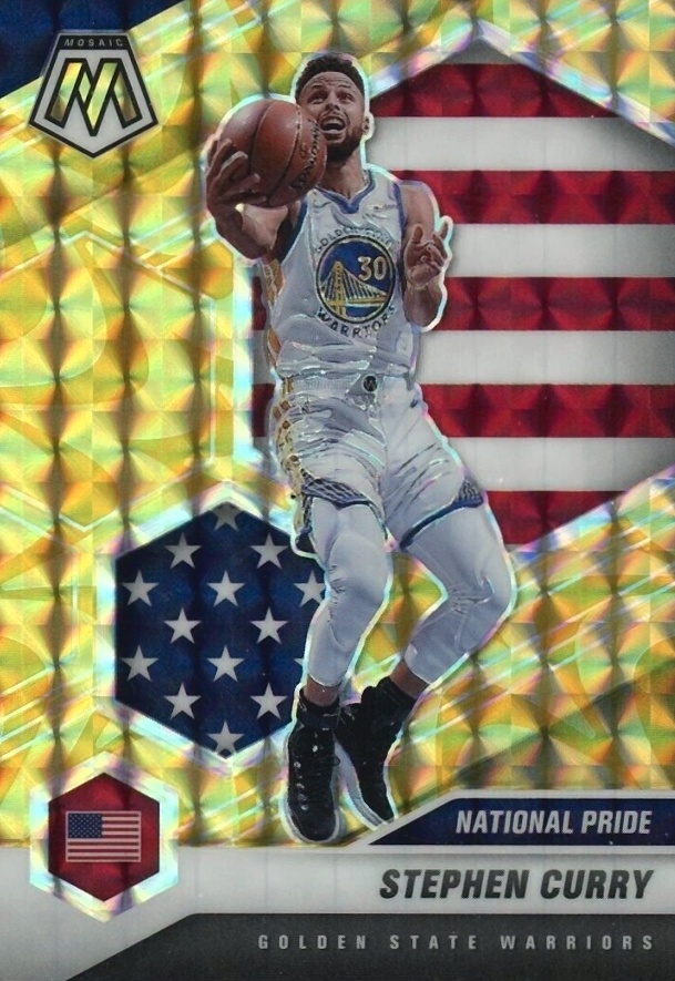 2020  Panini Mosaic Stephen Curry #249 Basketball Card