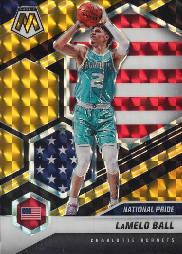 2020  Panini Mosaic LaMelo Ball #257 Basketball Card