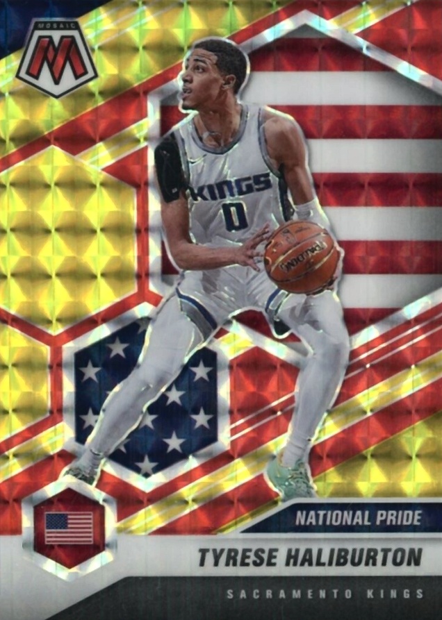 2020  Panini Mosaic Tyrese Haliburton #258 Basketball Card