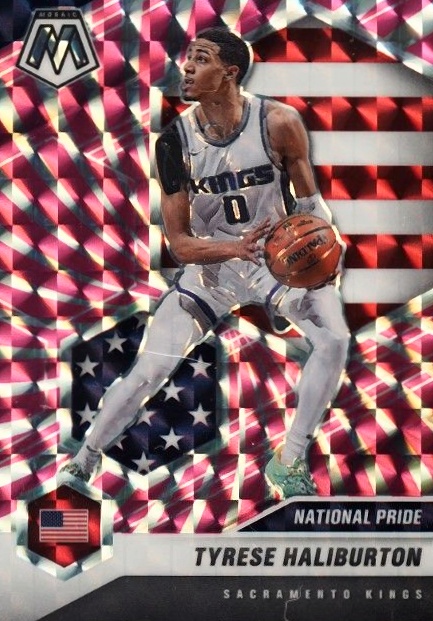 2020  Panini Mosaic Tyrese Haliburton #258 Basketball Card