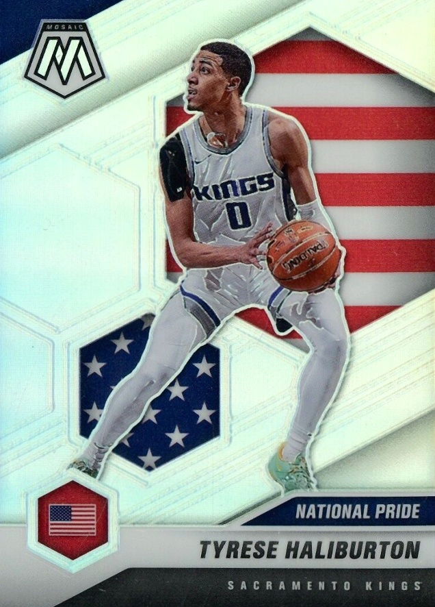 2020  Panini Mosaic Tyrese Haliburton #258 Basketball Card