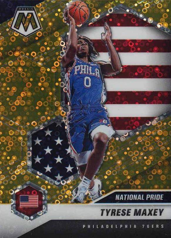 2020  Panini Mosaic Tyrese Maxey #259 Basketball Card