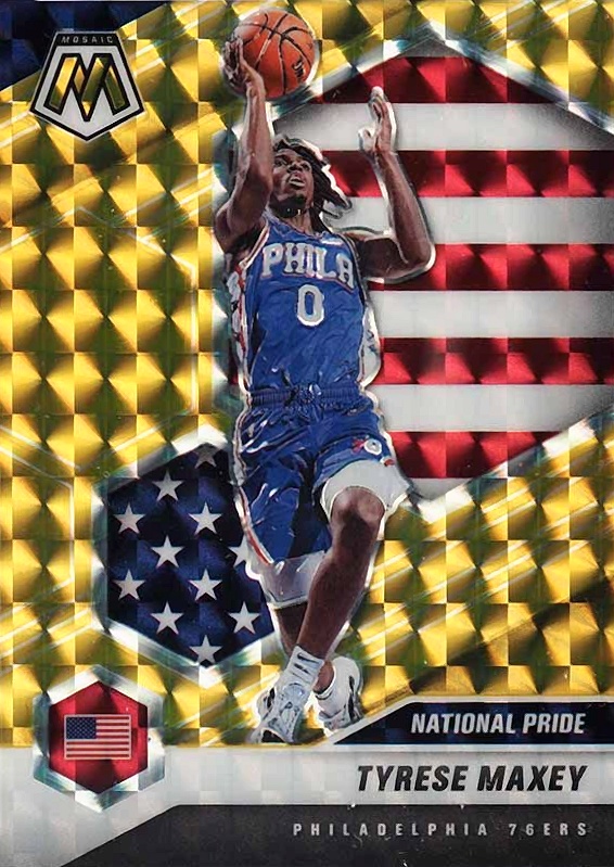 2020  Panini Mosaic Tyrese Maxey #259 Basketball Card