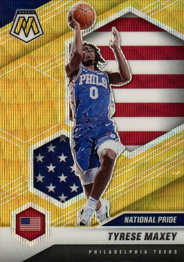 2020  Panini Mosaic Tyrese Maxey #259 Basketball Card