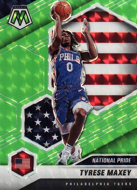 2020  Panini Mosaic Tyrese Maxey #259 Basketball Card