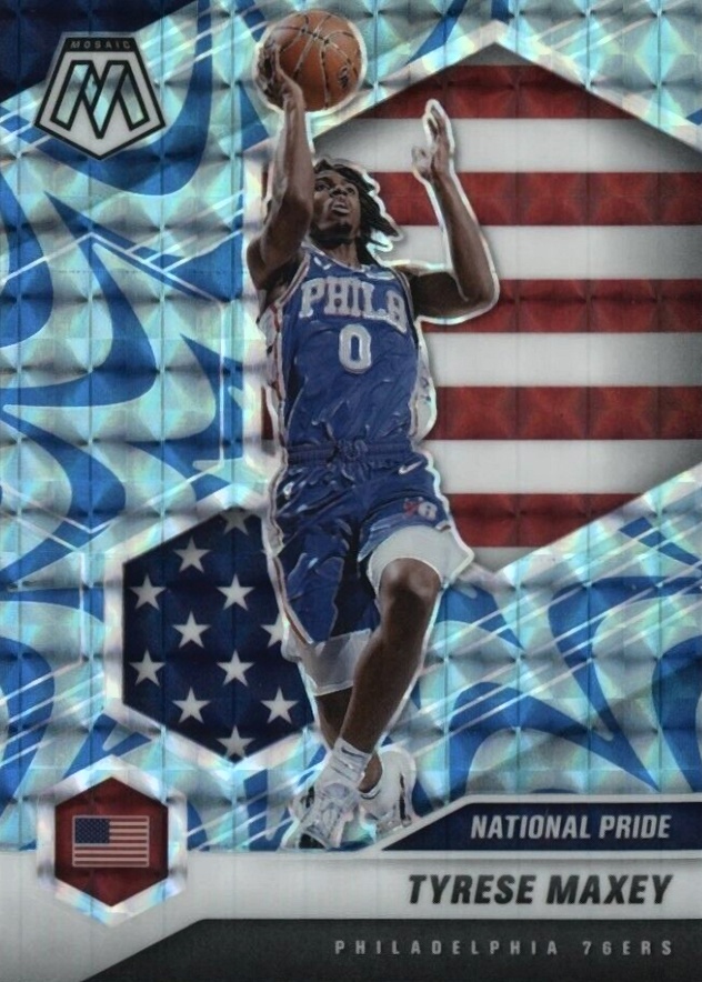 2020  Panini Mosaic Tyrese Maxey #259 Basketball Card