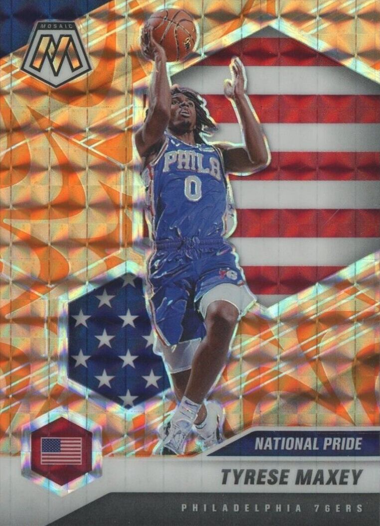 2020  Panini Mosaic Tyrese Maxey #259 Basketball Card